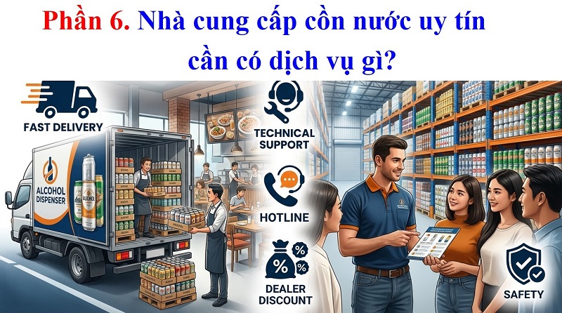 Nhà Cung Cấp Cồn Nước Uy Tín – Tiêu Chí Lựa Chọn Và Địa Chỉ Đáng Tin Cậy
